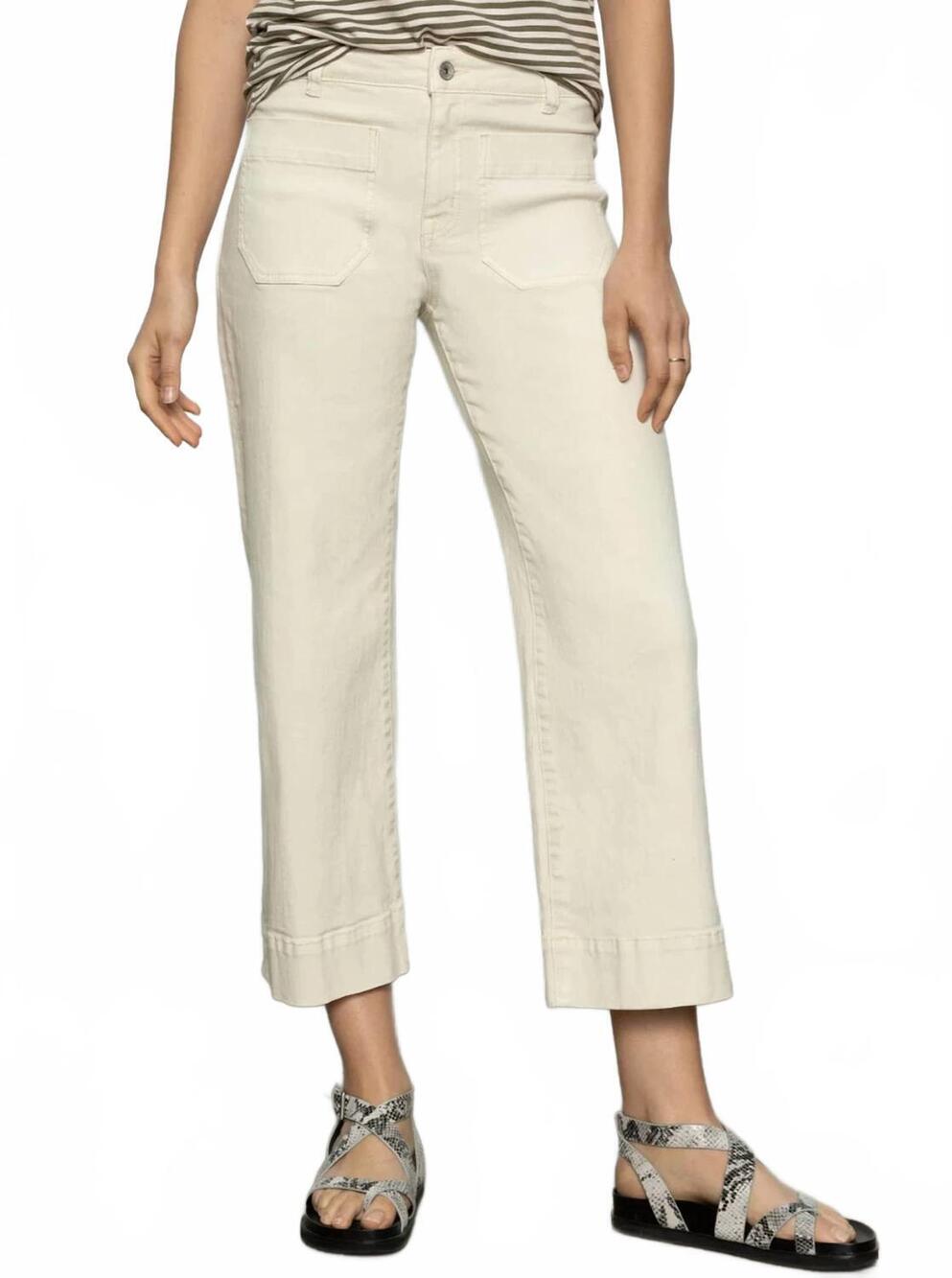 NEW SANCTUARY marine crop pant in french vanilla